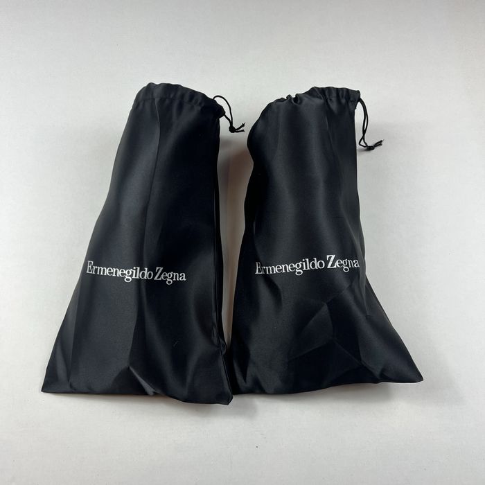 Zegna Tripple Stitch — мъжки 42EU Черен Велур