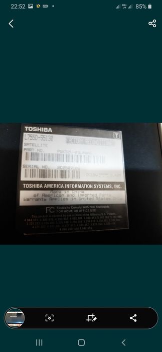 Toshiba satellite L755D