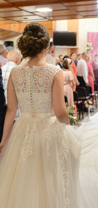 Rochie de mireasa Natalia Vasiliev, culoare ivoire  XS-S