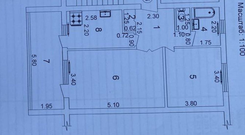 Продам 2 ком Юнусабад 18 кирпичный дом