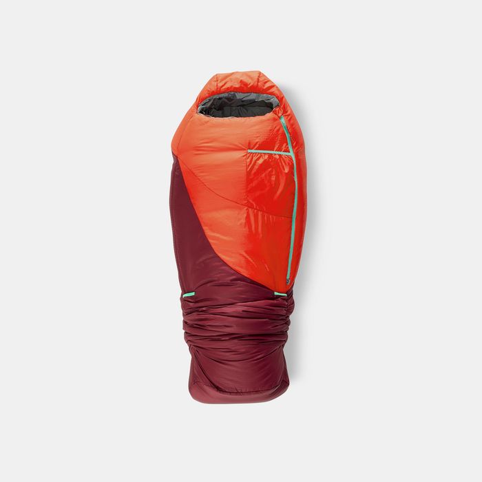 Sac de dormit 0°c portocaliu copii - No - produs resigilat Decathlon