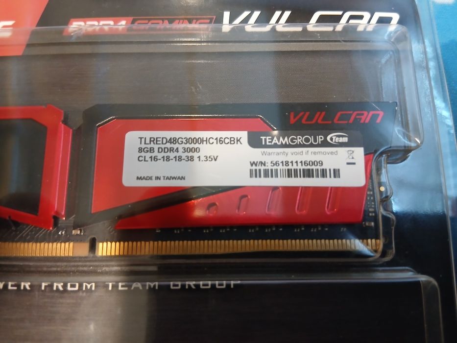 DDR4 2X8 GB 3000MHz