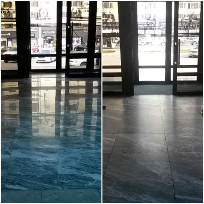 Полировка гранита и мрамора. Реставрация, шлифовка. Итальянским оборуд