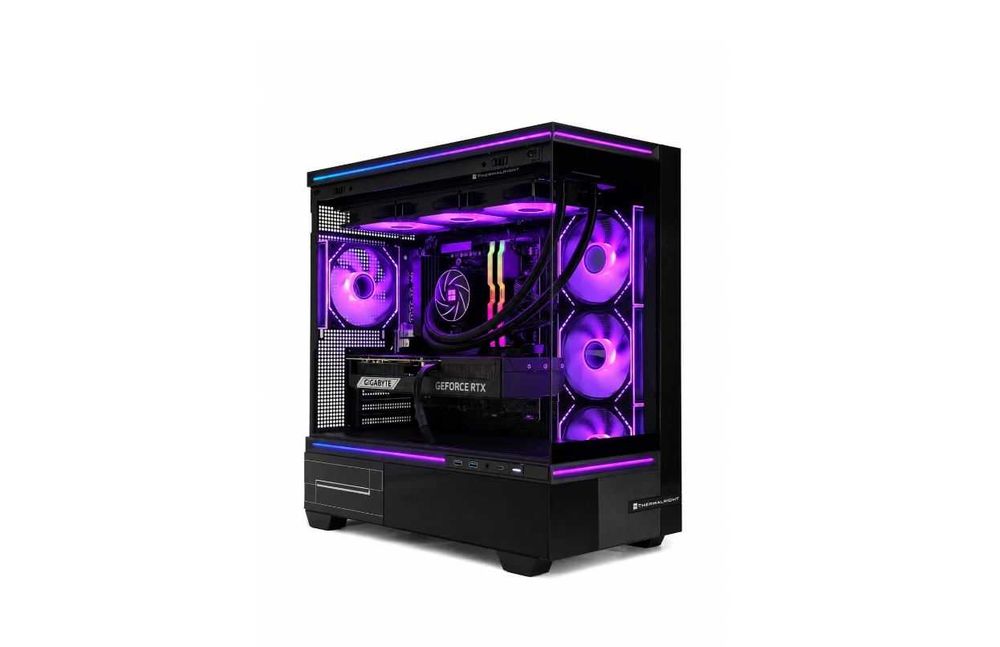 Геймърски Компютър! RTX 5070 / Ryzen 7 7800X3D / 32 GB RAM  - НОВ