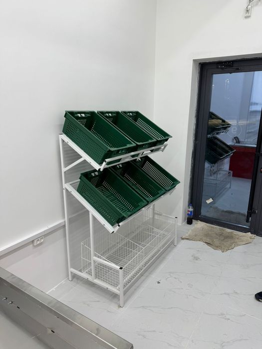 Овощной стеллаж торговый