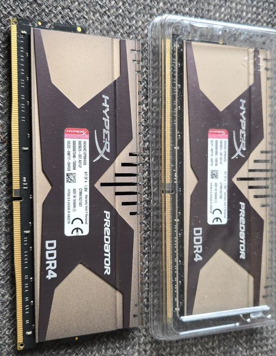 RAM HyperX FURY Predator Memory Black 16GB Kit (2x8GB) DDR4 3466 Cl16