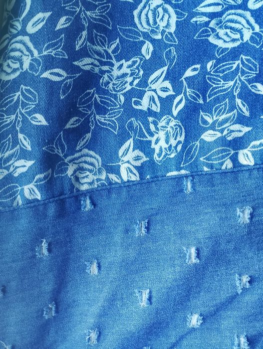 Юбка джинсовая удлинённая