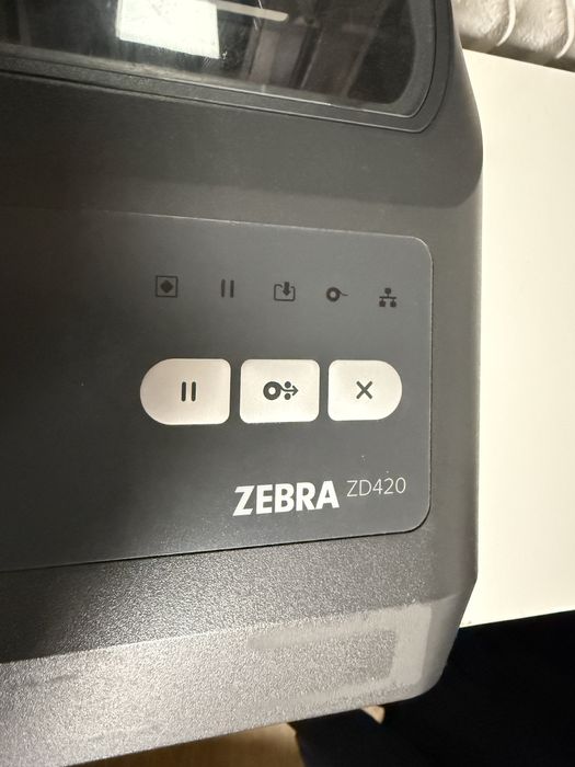 Zebra ZD420 етикетен принтер за товарителници/300Dpi/USB+LAN