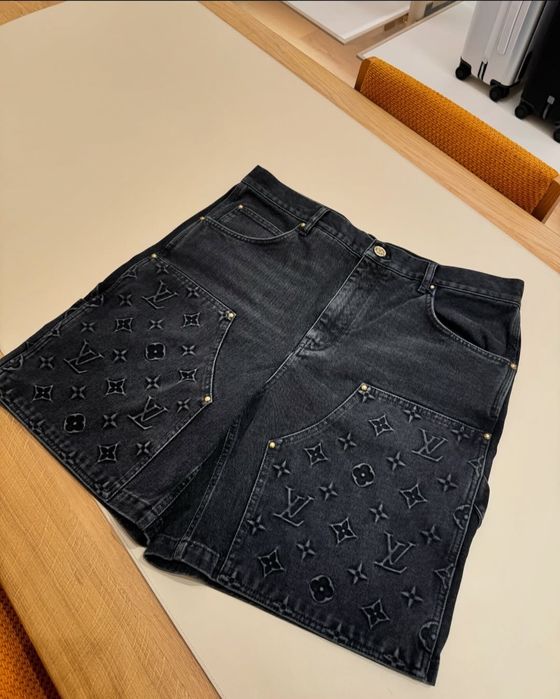 Blugi Carpenter Washed Monogram Jeans / Louis Vuitton