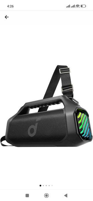 Boxa portabila Anker SoundCore Boom 2 Pro, 140W, Bluetooth, Baterie externa, Negru
