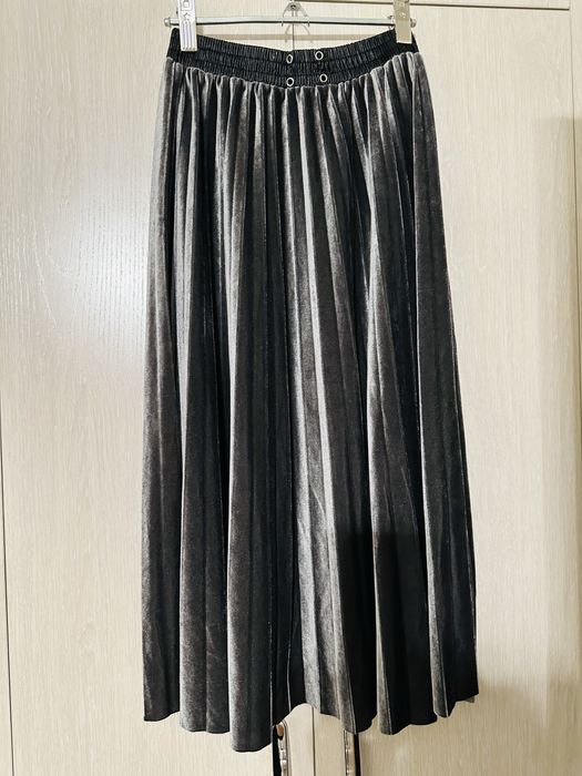 Платье-пиджак с экокожой