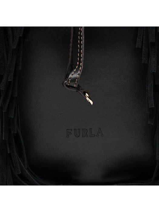 Чанта Furla Miastella Fringe bucket bag, нова