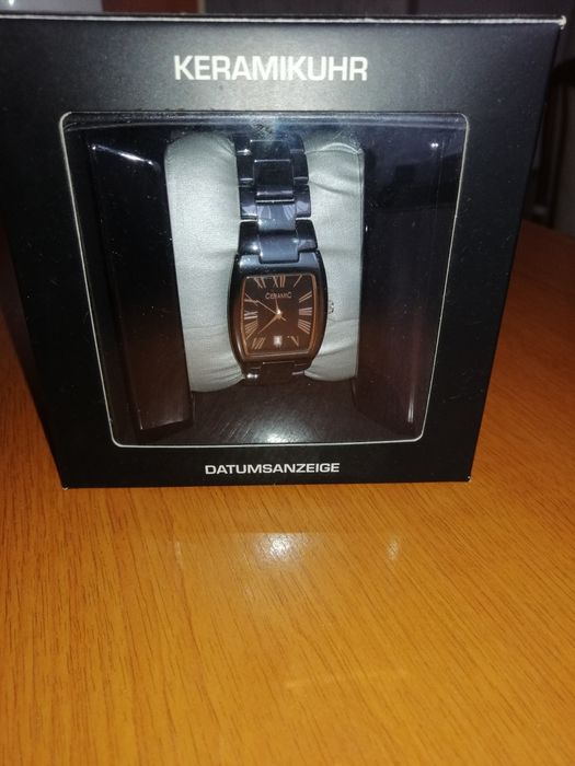 Ceas ceramic cu data Sempre