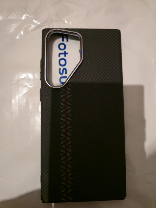 S23 ultra karbon cheholi telefon emas chehol