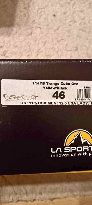Vand bocanci La Sportiva Trango Cube GTX nr 46