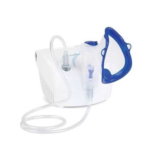 Аерозолен инхалатор с компресор Nuvita 5020, за цялото семейство , Бял