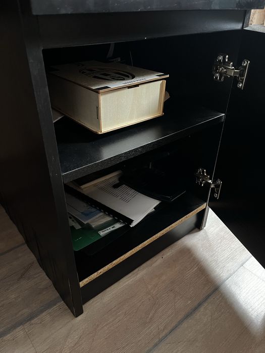 Черно бюро от икеа
