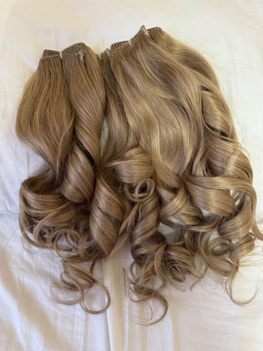 100% натурална индийска коса, мека и готова за носене