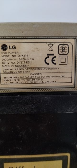 DVD плеър LG DVX 276.