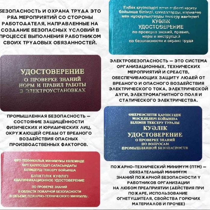 Курсы,допуски,продление