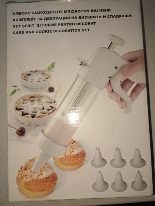 Шприц за сладки 6 форми