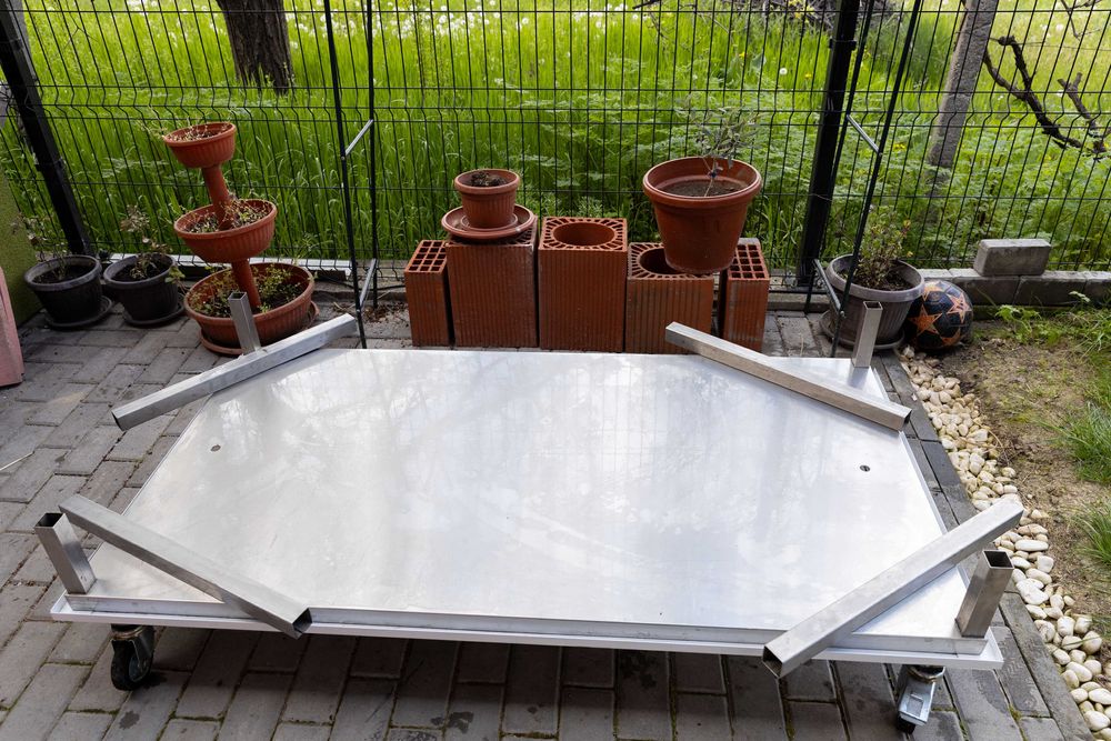 Количка и машина за захарен памук комплект