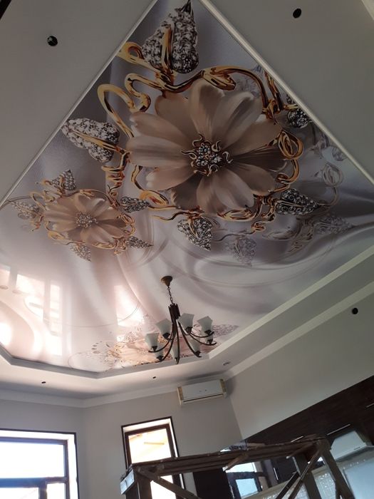 Натяжные потолки | Установка!