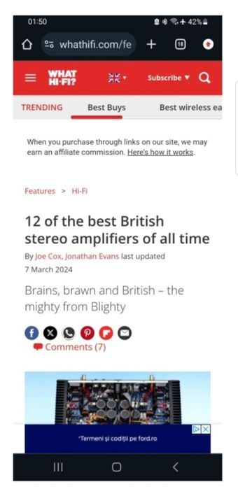 Audiolab 8000 -Award Winning - premiat, plus BONUS