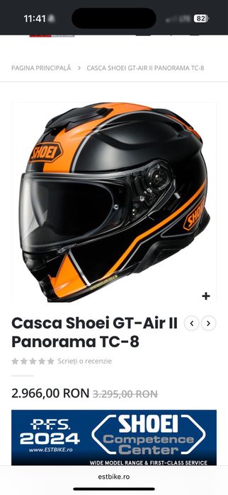 Casca moto Shoei GT air II in stare perfecta ,noua ,purtata o tura ,este prea mica pt mine , pret negociabil !