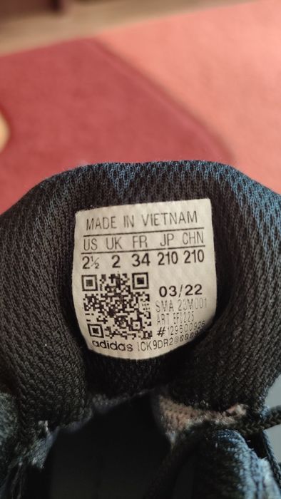 Adida Terrex 34 номер