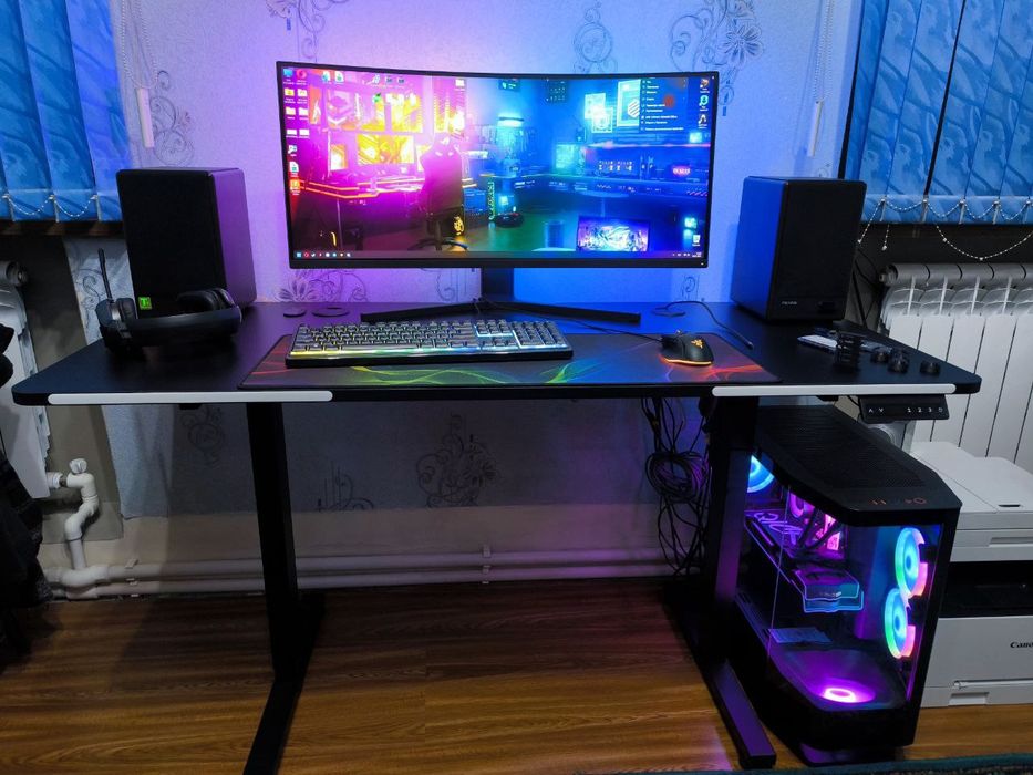 Игровой стол с регулировкой высотыот 74см до 110см 110 см