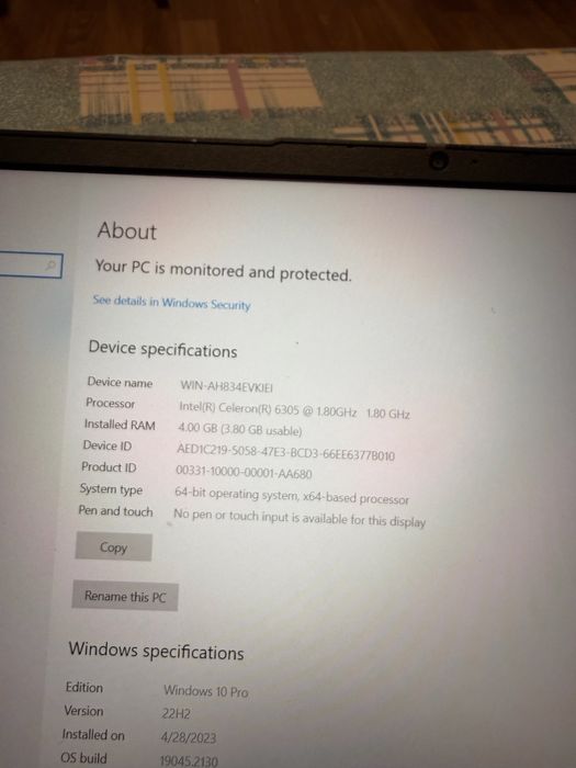 Ноутбук-офисный Lenovo