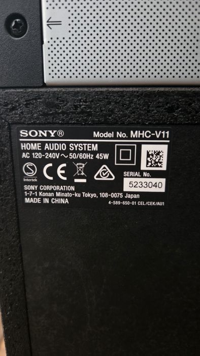 Колона Sony MHC-V11