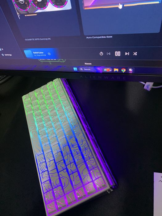 Геймърска механична клавиатура AULA HERO 84