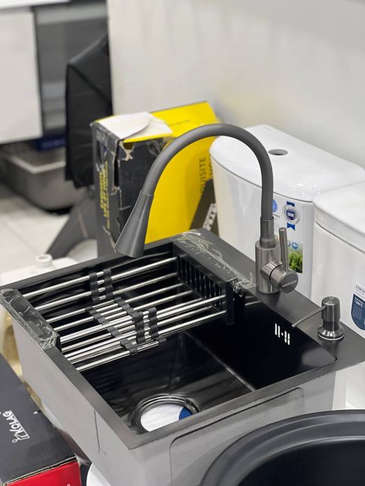 Мойка черний Qora Moyka nerjaveyka rakvina rakovina