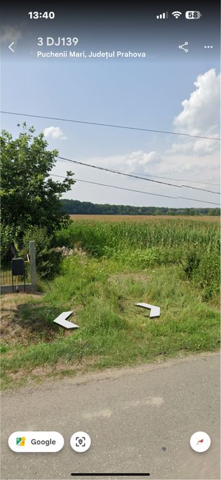 Vand teren intravilan/extravilan intre case Puchenii mari