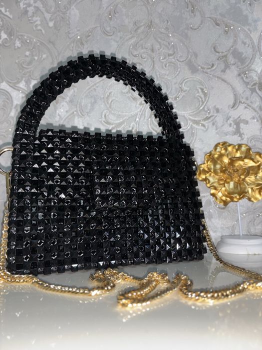 Сумка из бус ручной работы