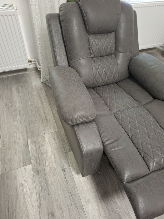 Fotoliu relaxare Homcom microfibra