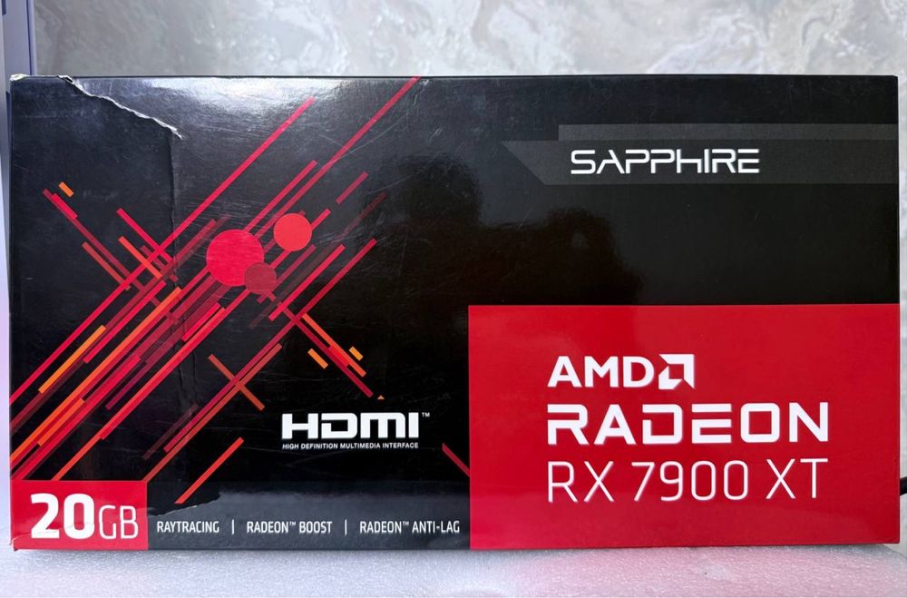 Videkarta ni dodasi 20gb 320bit rx 7900xt