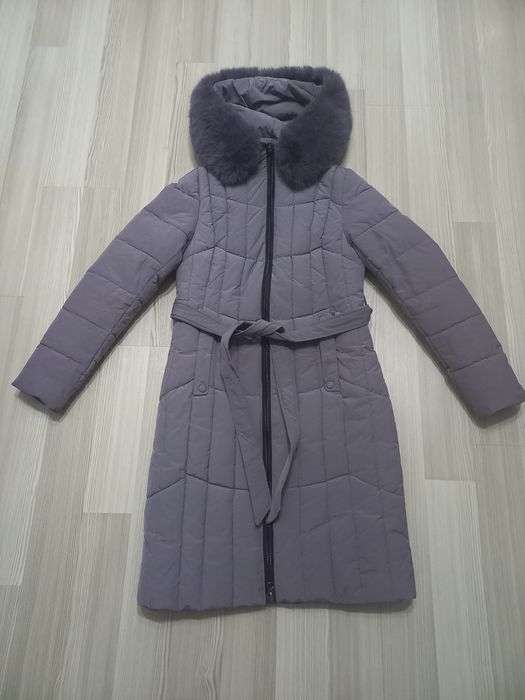 Geacă lungă damă violet 38 M