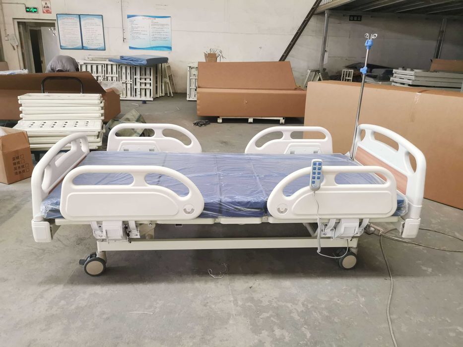 Pat electric medical de spital 3 functii sau multiple cu telecomanda