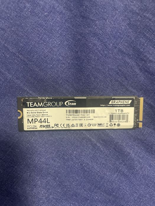 Продам ssd 1tb от teamgroup