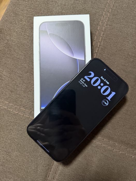 iPhone 16 pro max 256 black