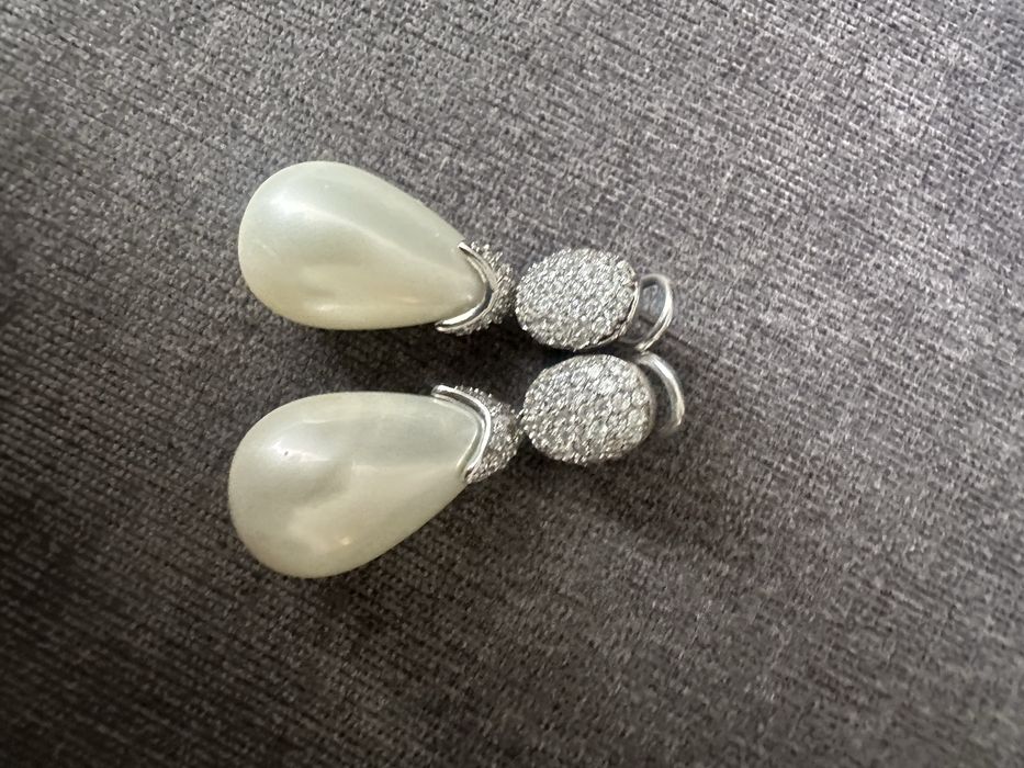 Серьги брендовые от Ганези из серебра