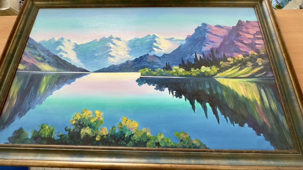 Картина маслом на холосте.