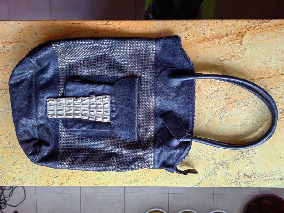 5 бр. Дамски кожени чанти естествени