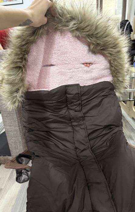 Зимен чувал за количка - водоустойчив и пухкав (нов)