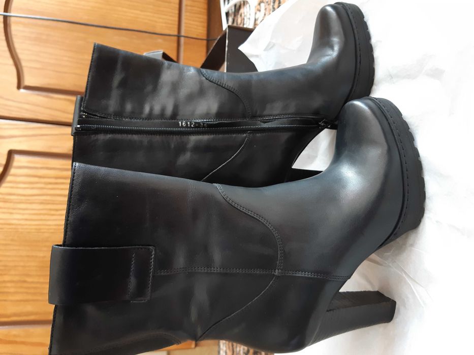 Botine Fabio Lenzi, noi, mar. 36, piele