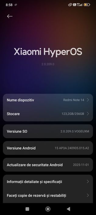 Telefon Redmi Note 14, 5G