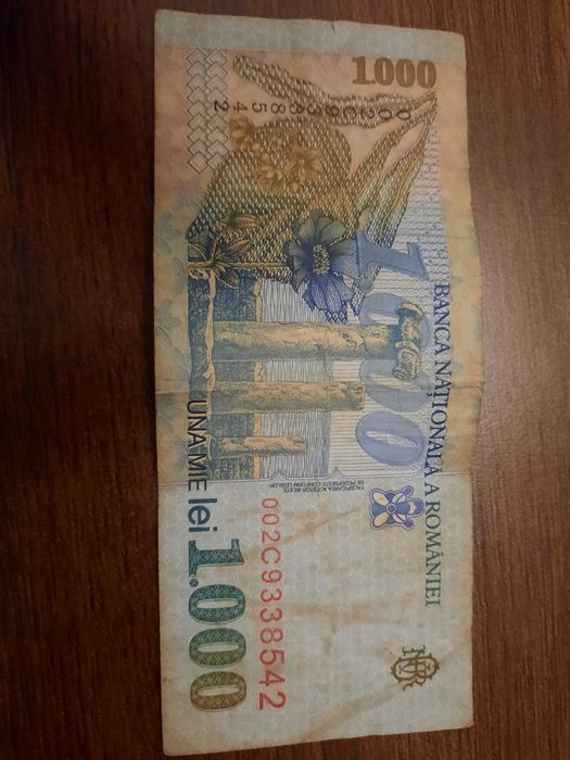 Bancnota de colectie 5000 lei 1992